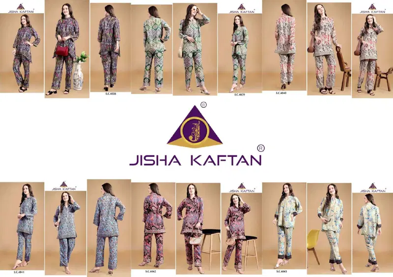 Silk Co Ord Set Vol 10 By Jelite Printed Ladies Top With Bottom Wholesale In India